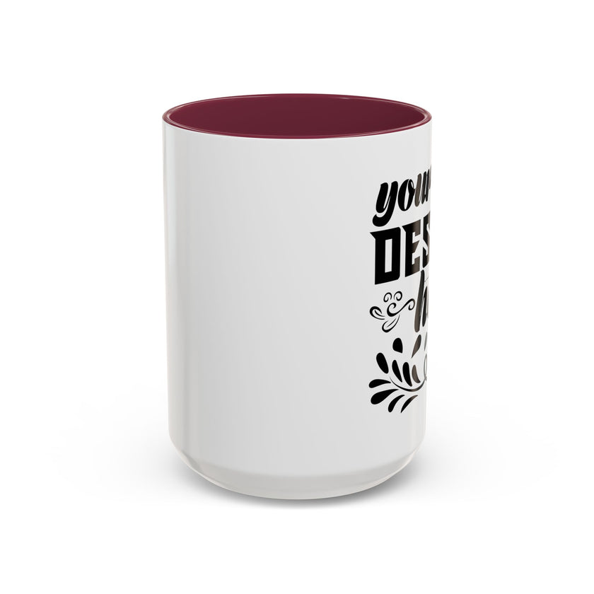 Customizable Glossy Ceramic Accent Mug 11oz and 15oz