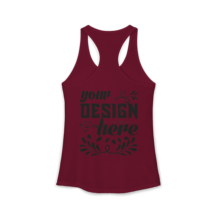 Customizable Next Level 1533 Womens Ideal Racerback Tank
