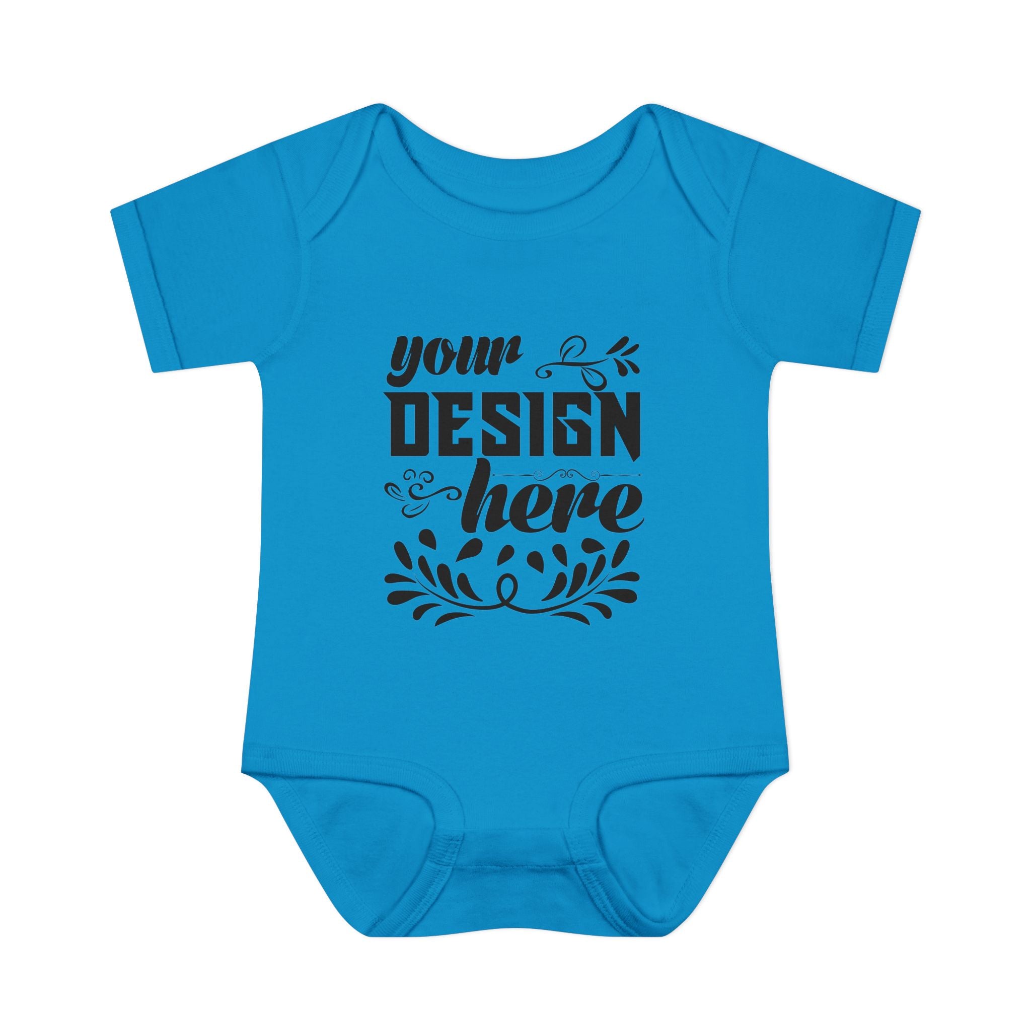 Customizable Infant Baby Rib Bodysuit Rabbit Skins 4400 Unisex