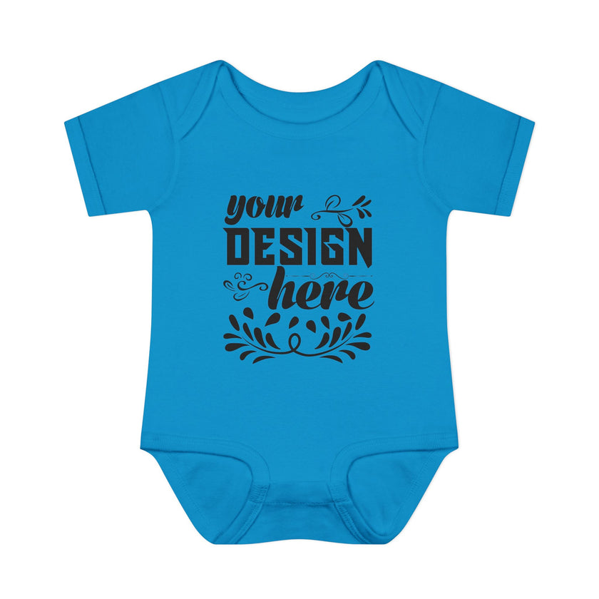 Customizable Infant Baby Rib Bodysuit Rabbit Skins 4400 Unisex
