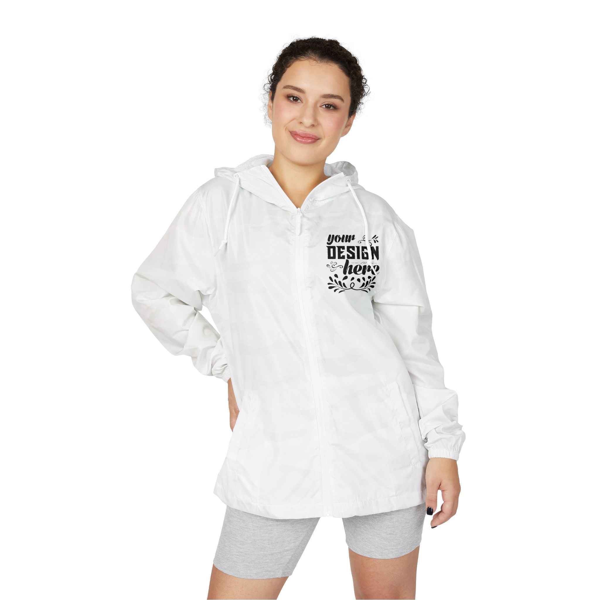 Customizable Independent Trading Company EXP54LWZ Unisex Windbreaker