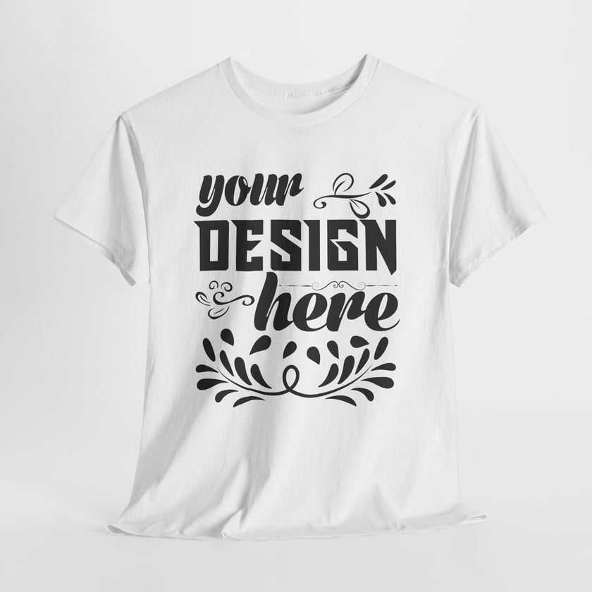 Customizable Gildan 5000 Unisex Heavy Cotton T-Shirt Classic Fit