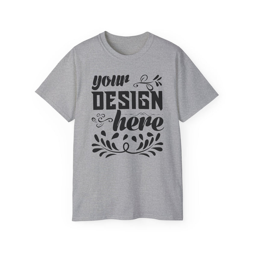 Customizable Gildan 2000 Unisex Ultra Cotton Crew Neck T-Shirt