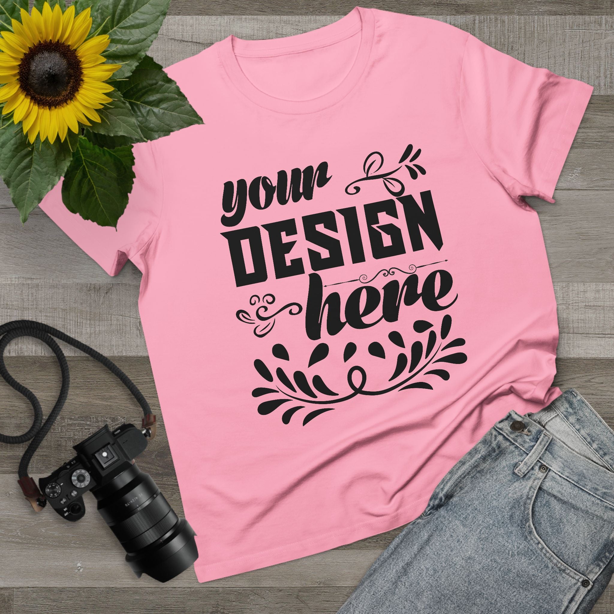 Customizable AS Colour 4001 Womens Maple Cotton T-Shirt