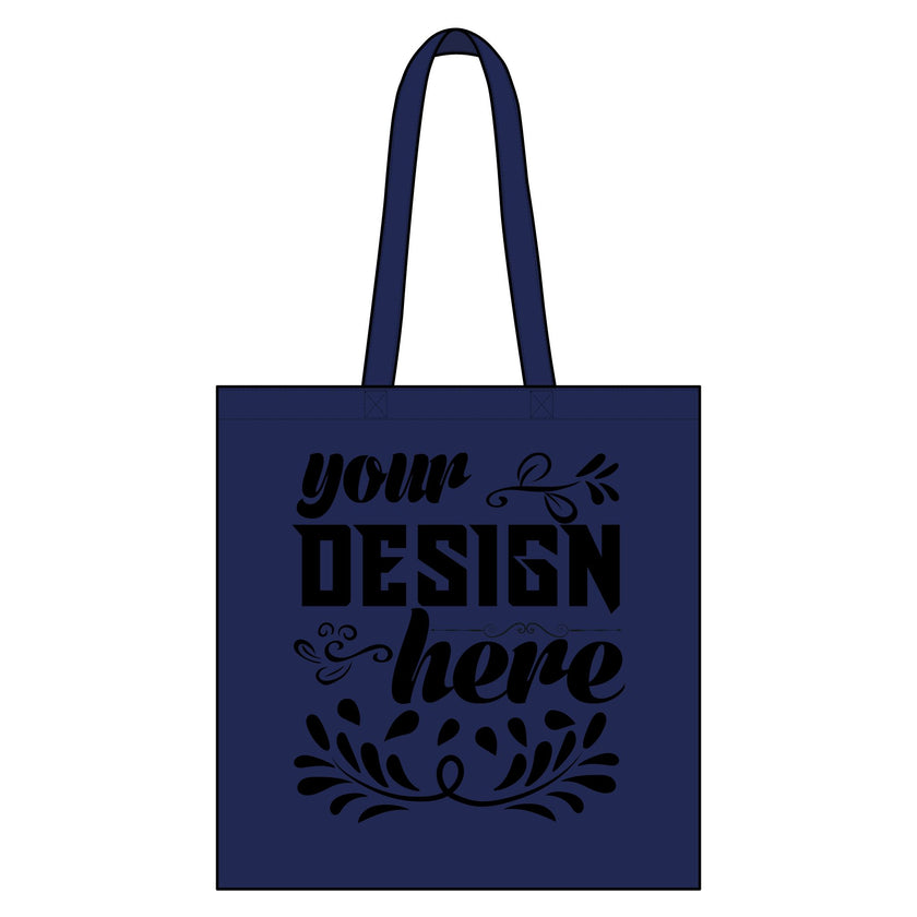 Customizable BAGedge BE055 Organic Cotton Canvas Grocery Tote Shoulder Straps