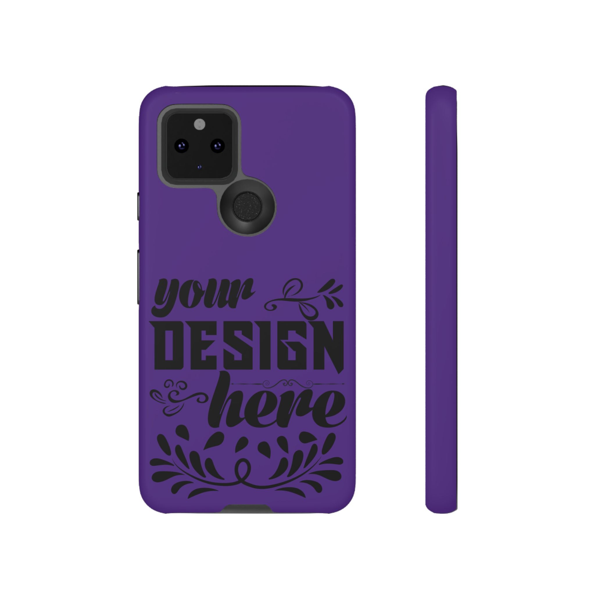 Customizable Tough Dual Layer Phone Case Polycarbonate TPU Liner Protective