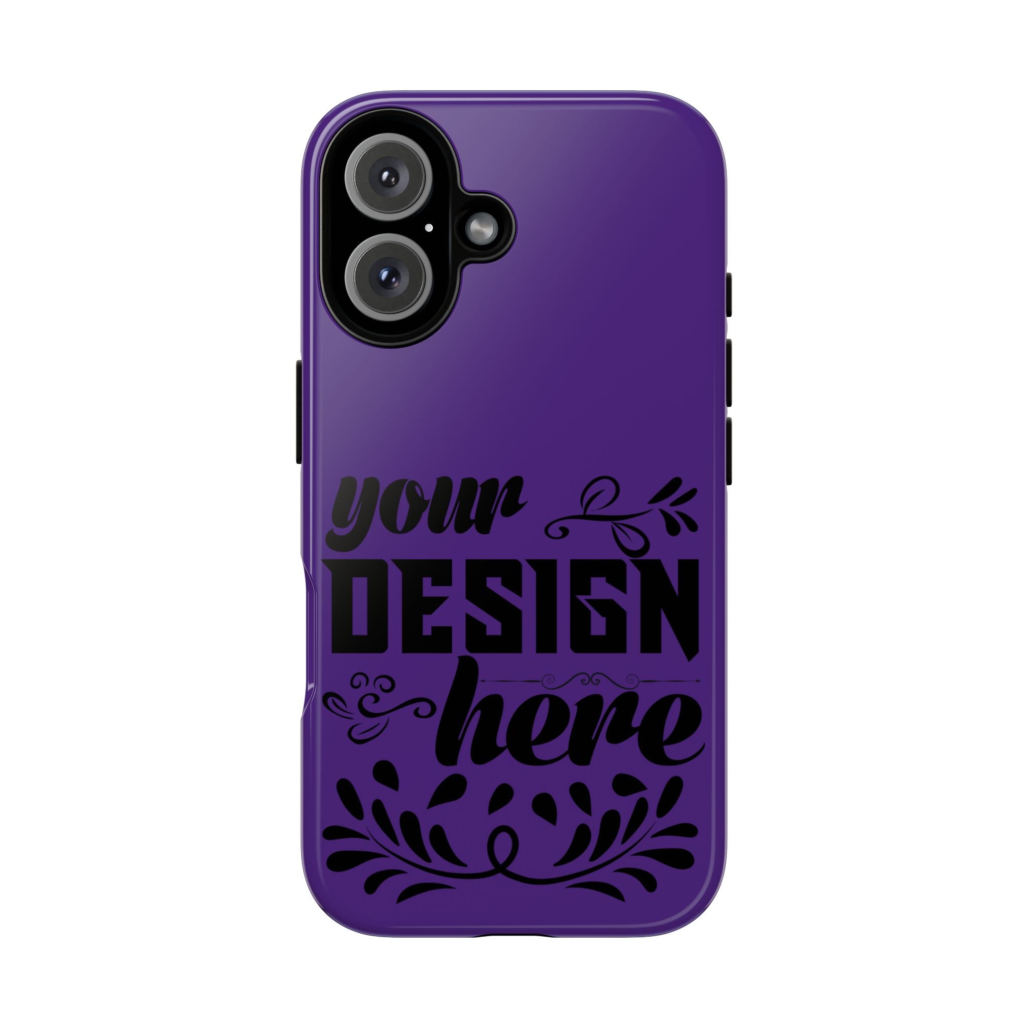 Customizable Tough Dual Layer Phone Case Polycarbonate TPU Liner Protective