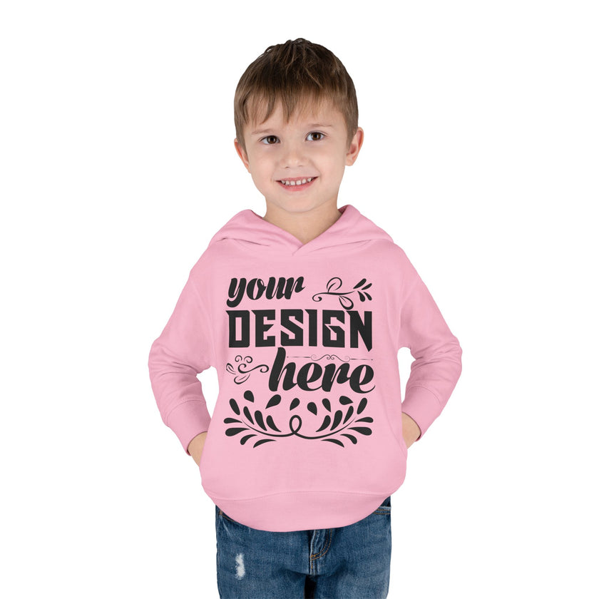 Customizable Rabbit Skins Toddler Pullover Fleece Hoodie DTG