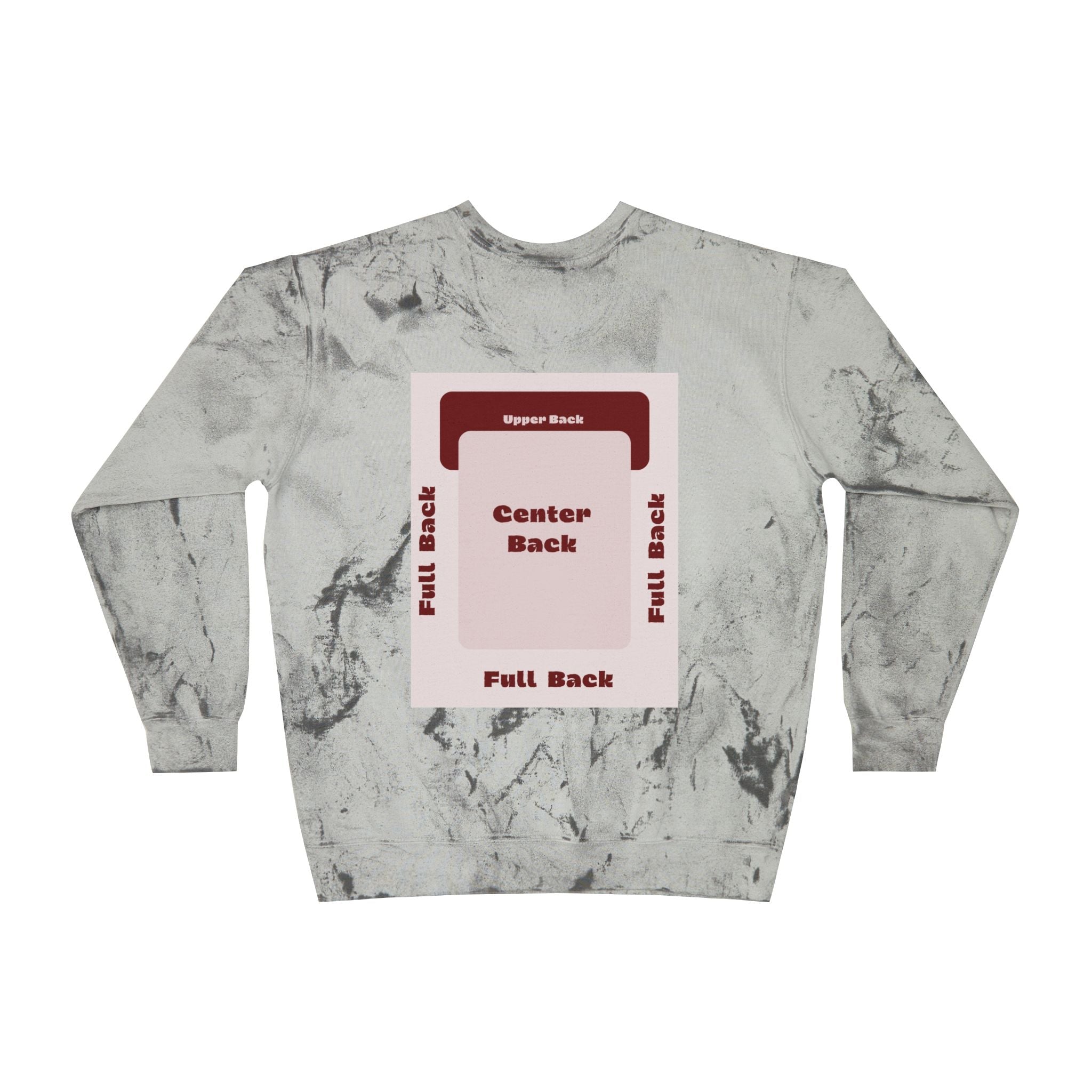 Customizable Comfort Colors 1545 Unisex Color Blast Crewneck Sweatshirt