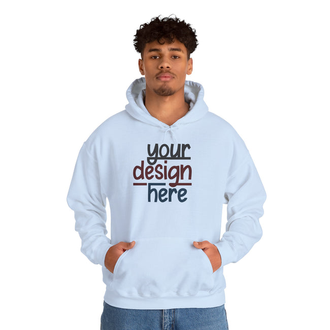Customizable Gildan 18500 Unisex Heavy Blend Hooded Sweatshirt