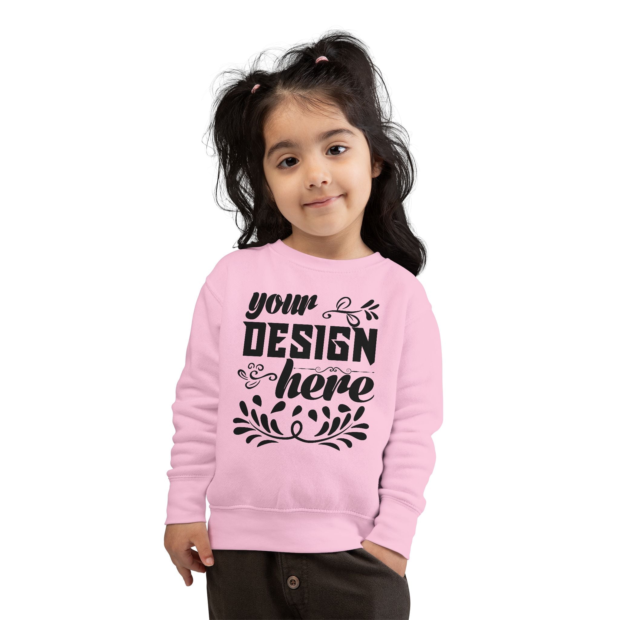 Customizable Rabbit Skins 3317 Toddler Fleece Sweatshirt