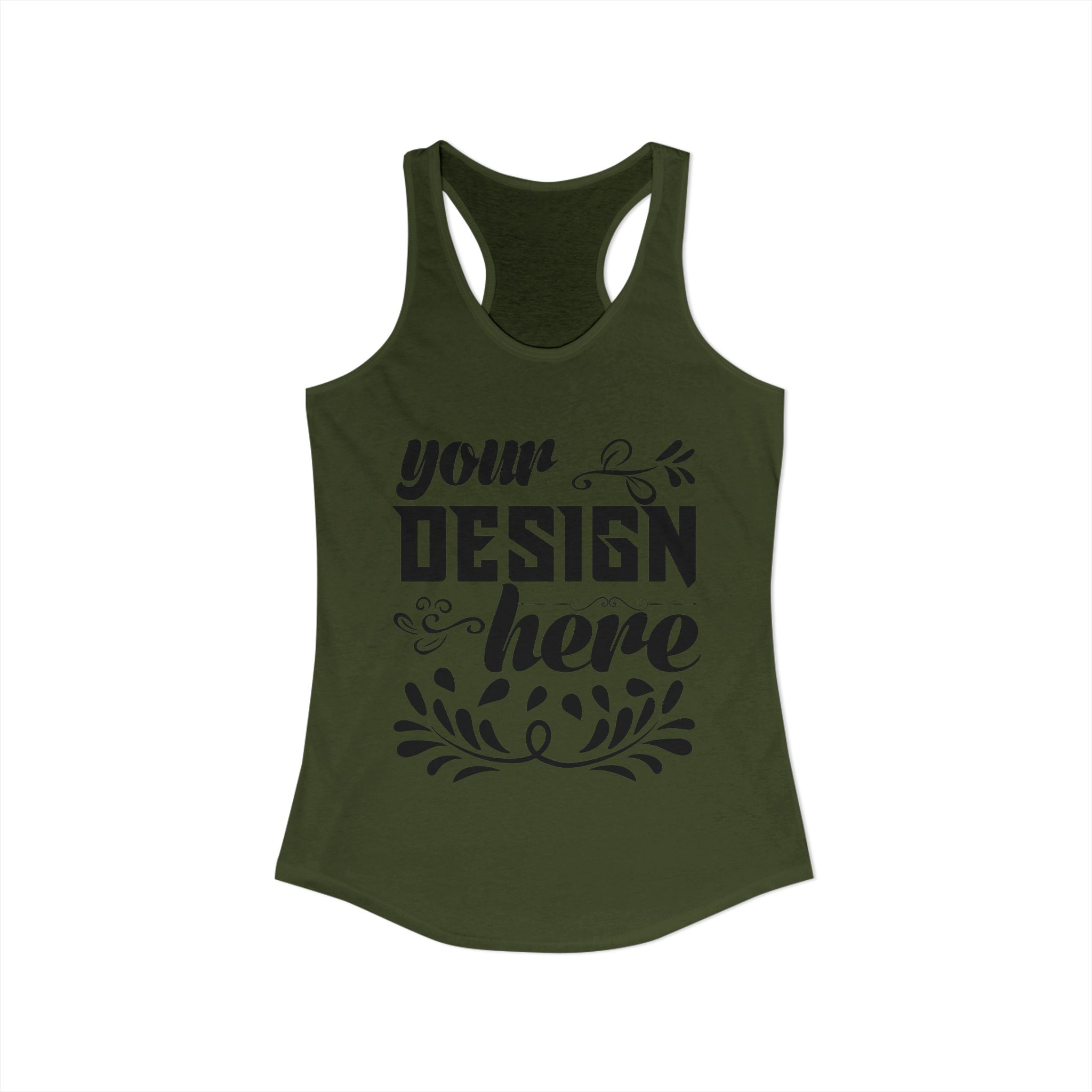 Customizable Next Level 1533 Womens Ideal Racerback Tank