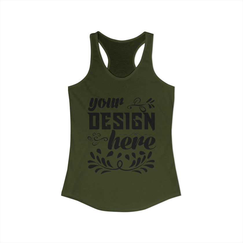 Customizable Next Level 1533 Womens Ideal Racerback Tank