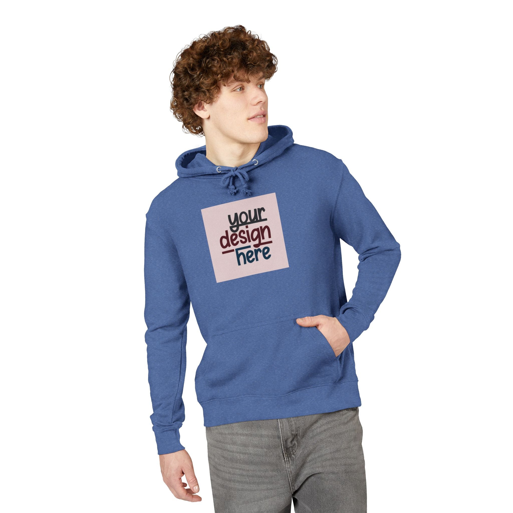 Customizable Lane Seven LS13001 Unisex French Terry Hooded Sweatshirt