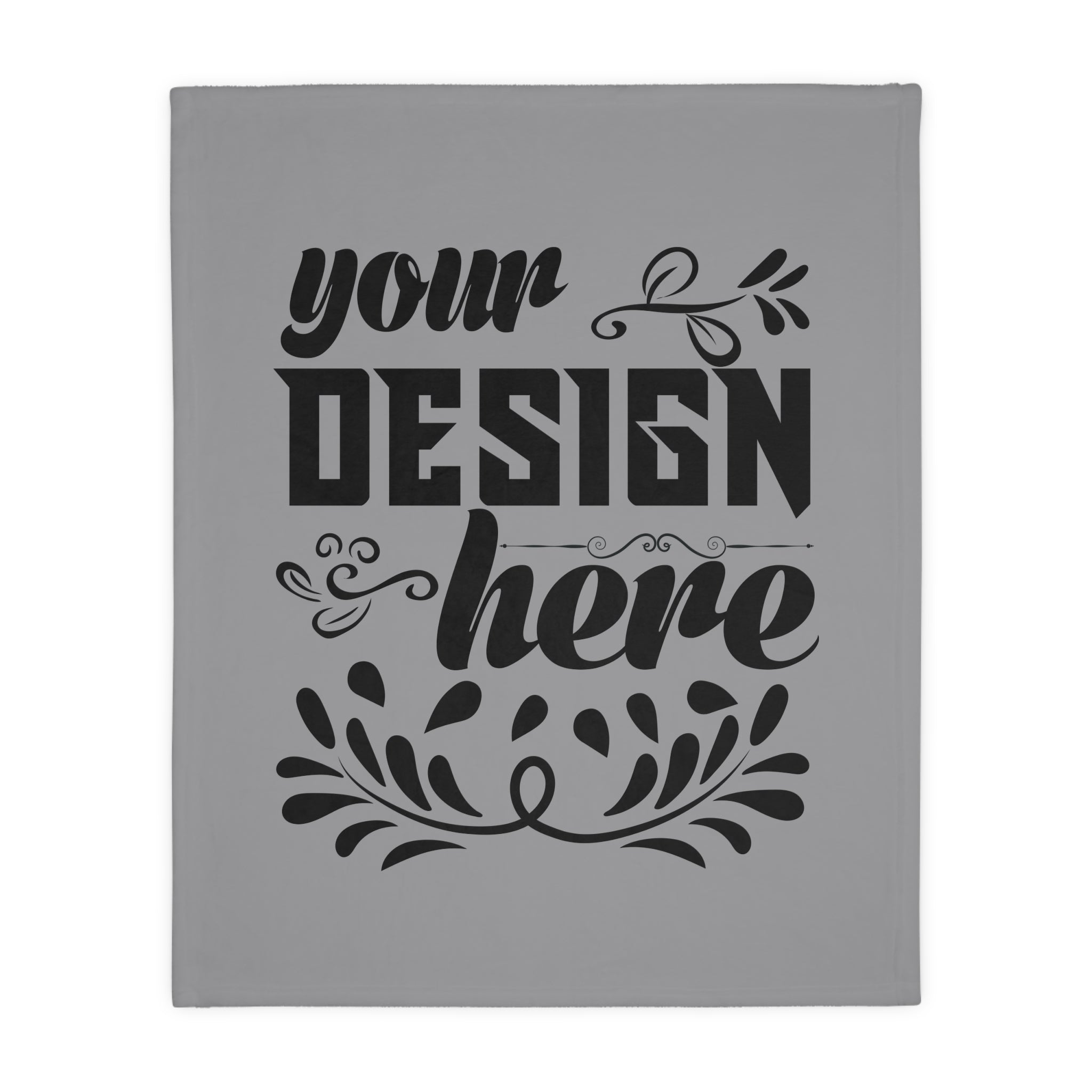 Customizable Velveteen Microfiber Blanket Two Sided Print 3 Sizes