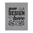 Customizable Velveteen Microfiber Blanket Two Sided Print 3 Sizes