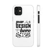 Customizable Snap Phone Case Slim Lightweight Polycarbonate Gloss Or Matte