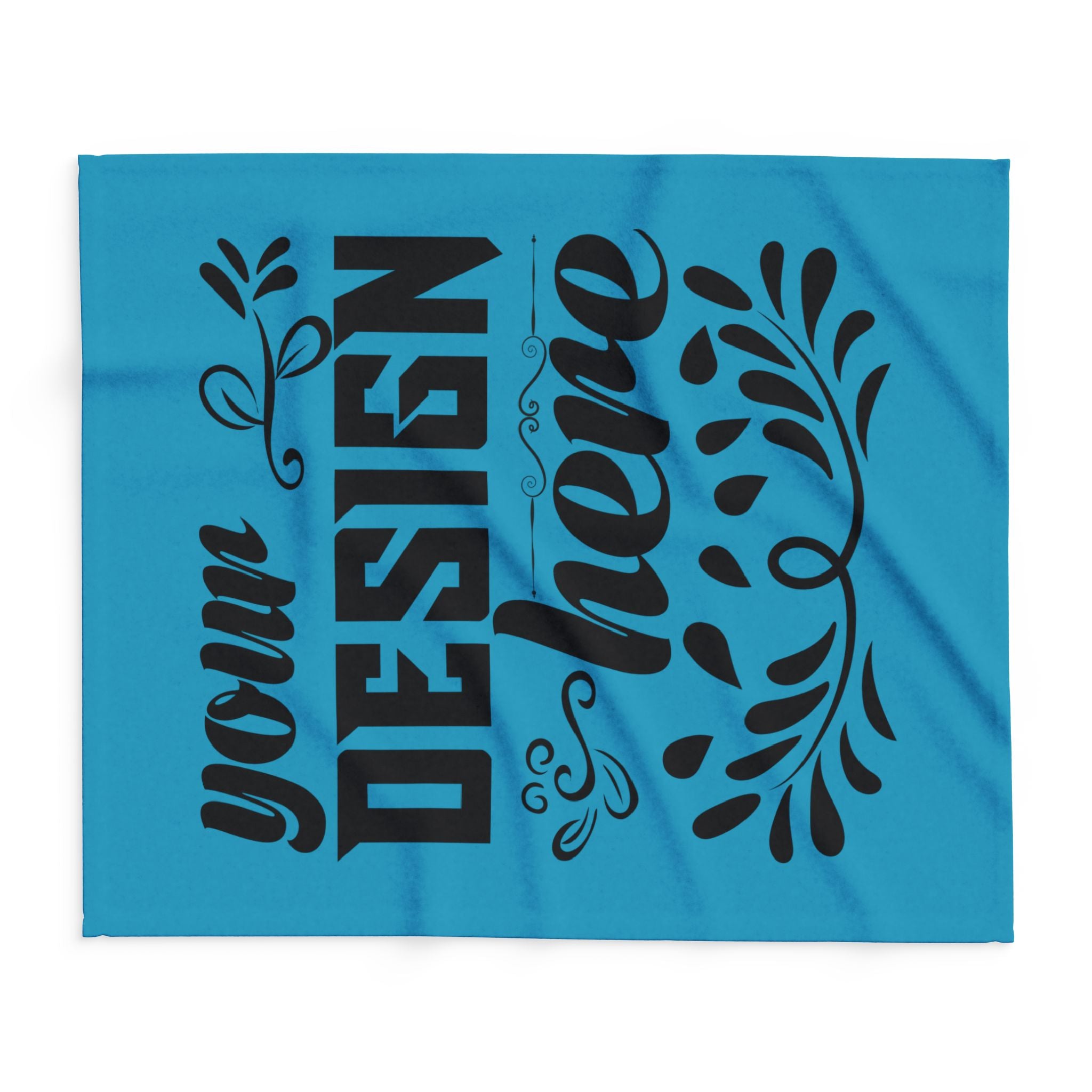 Customizable Arctic Fleece Blanket 315gsm One Sided Print 3 Sizes