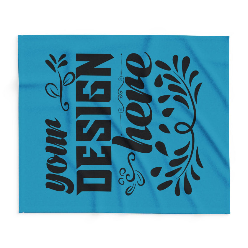 Customizable Arctic Fleece Blanket 315gsm One Sided Print 3 Sizes