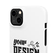 Customizable Snap Phone Case Slim Lightweight Polycarbonate Gloss Or Matte