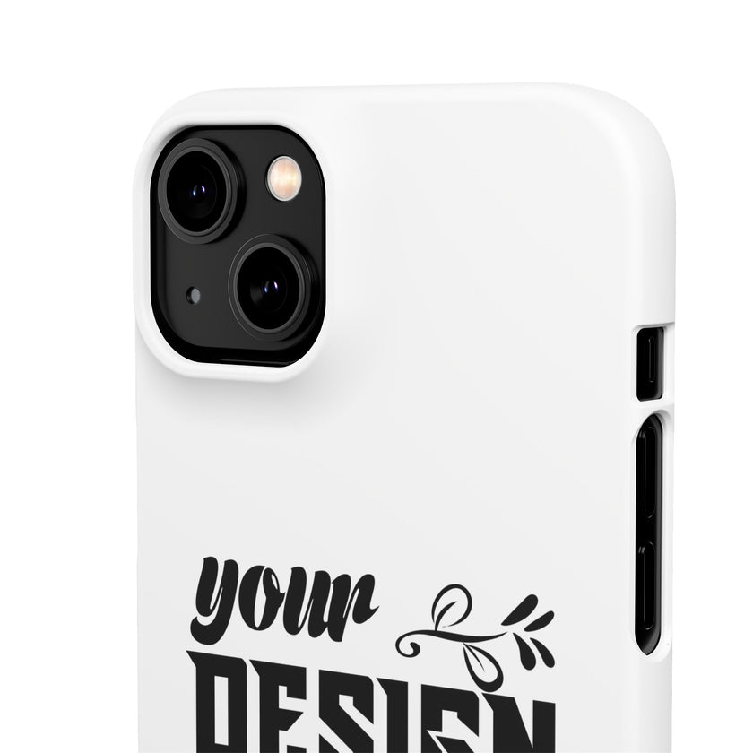 Customizable Snap Phone Case Slim Lightweight Polycarbonate Gloss Or Matte