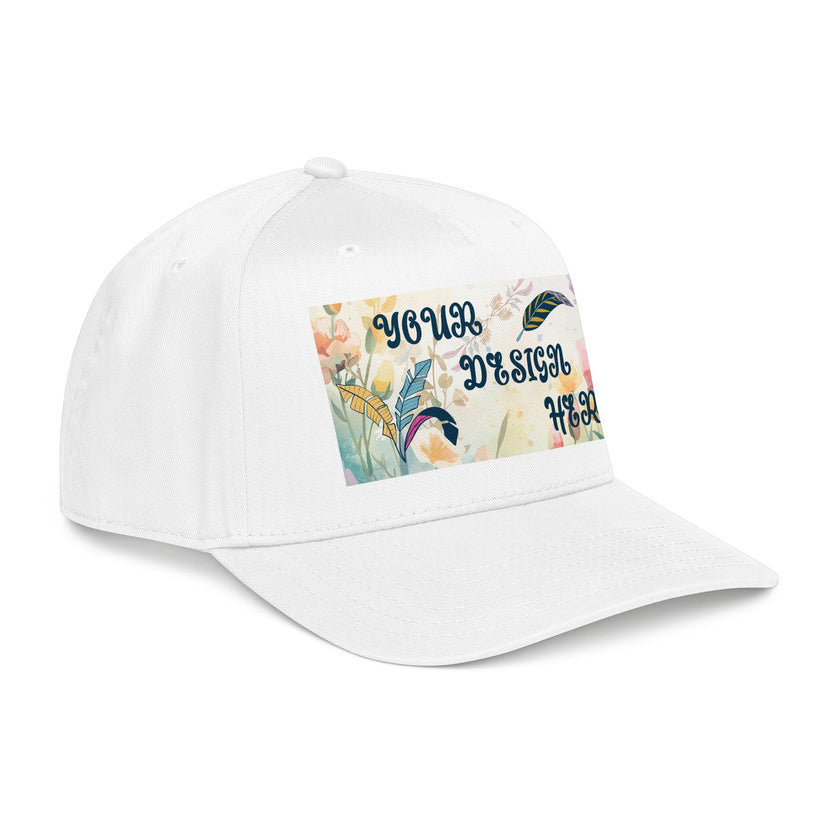 Customizable OTTO 31-069 Mid Profile 5 Panel Baseball Cap