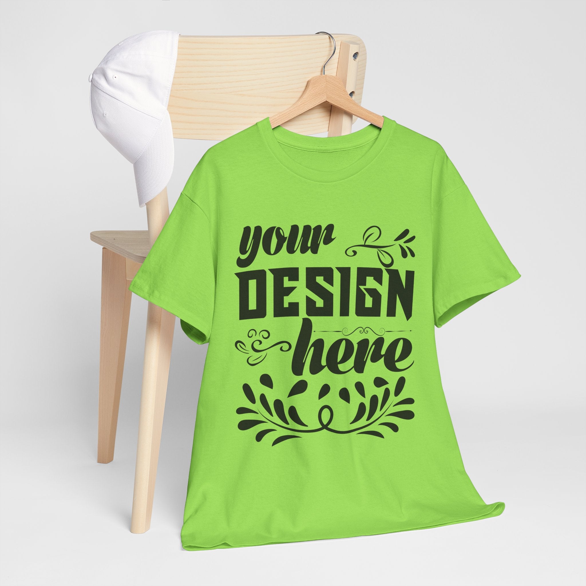 Customizable Gildan 5000 Unisex Heavy Cotton T-Shirt Classic Fit