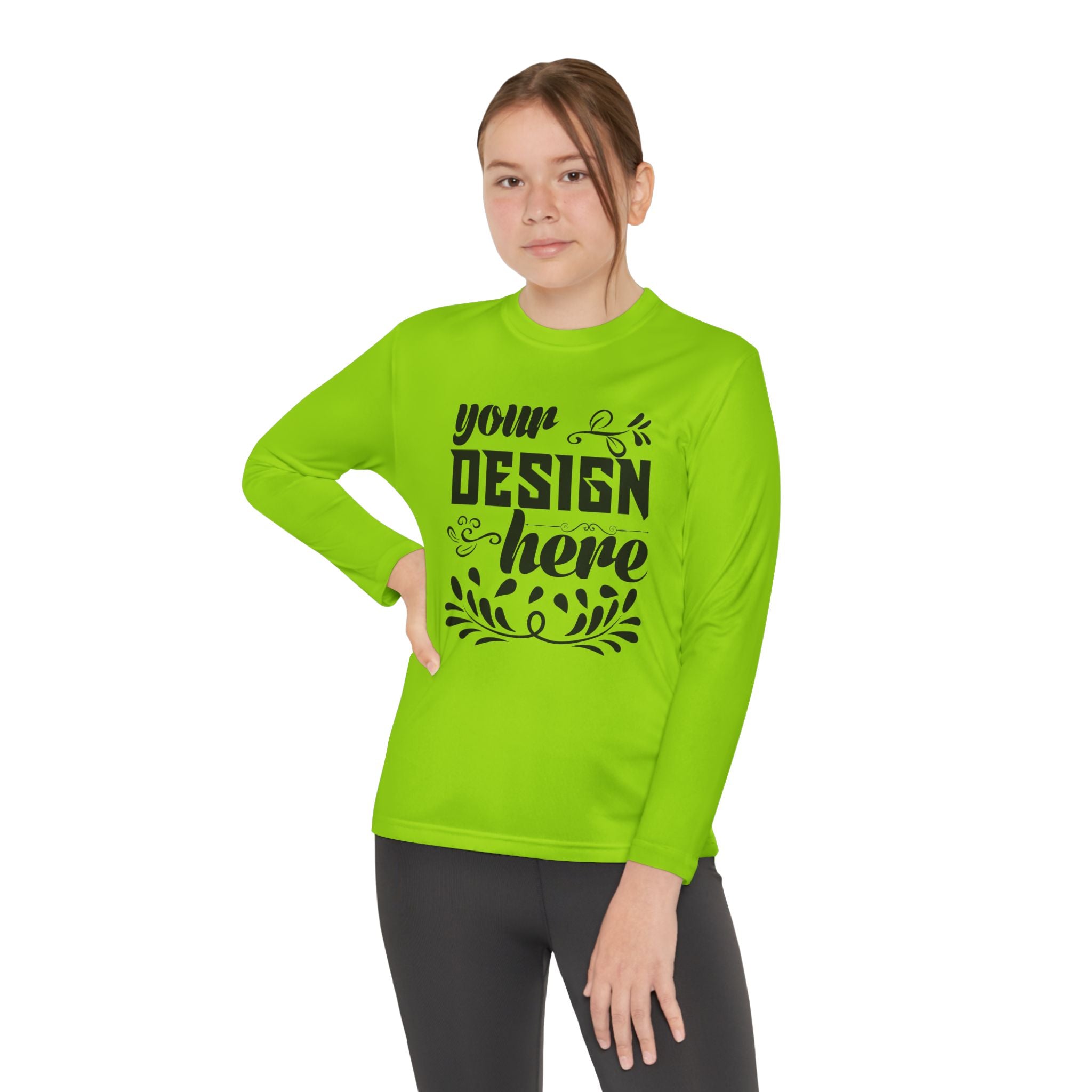 Customizable Sport Tek YST350LS Youth Long Sleeve Competitor Tee