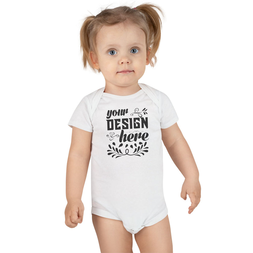 Customizable Gerber Childrenswear 6516A Baby Short Sleeve Onesie