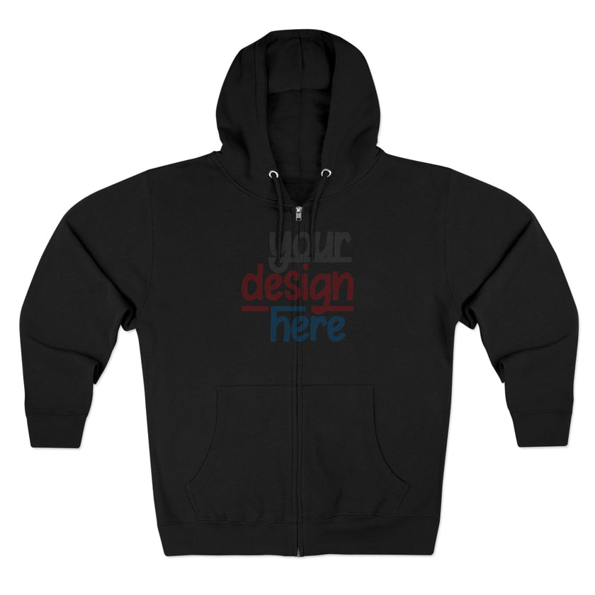 Customizable Lane Seven LS14003 Unisex Zip Hoodie