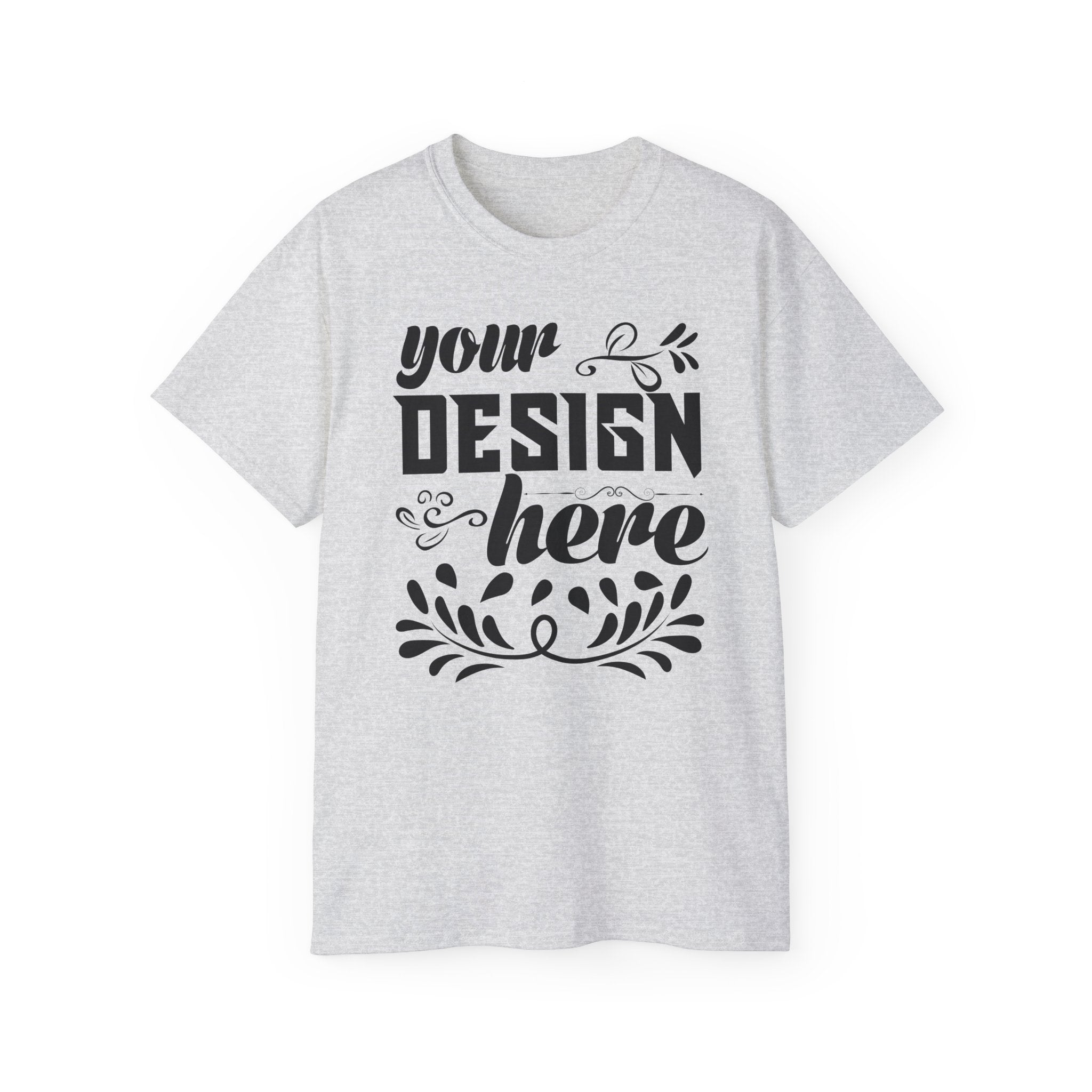 Customizable Gildan 2000 Unisex Ultra Cotton Crew Neck T-Shirt