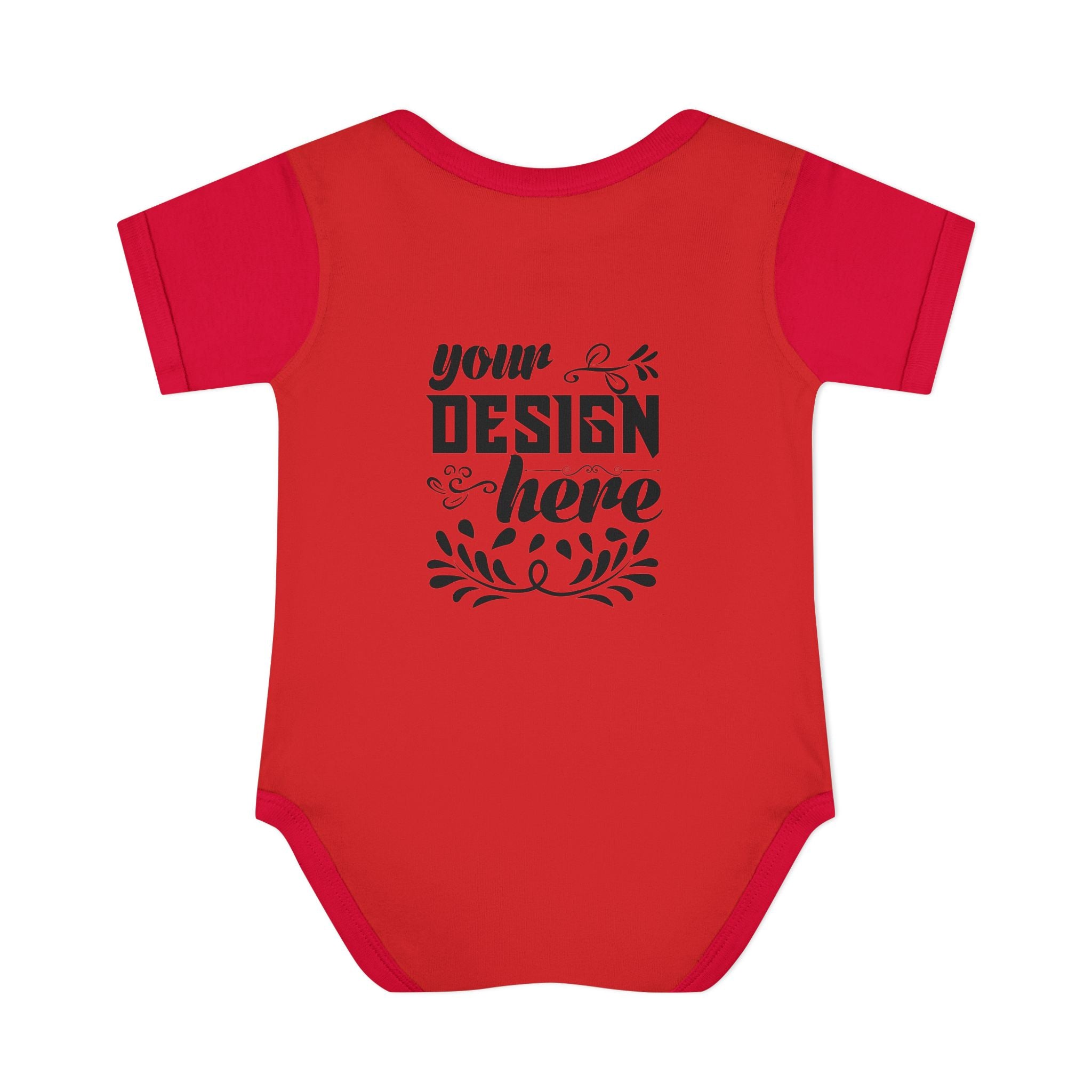 Customizable Infant Baby Rib Bodysuit Rabbit Skins 4400 Unisex