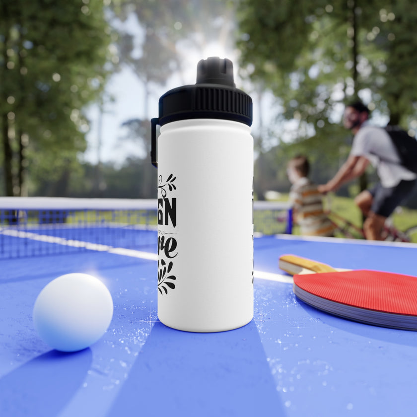 Customizable Stainless Steel Water Bottle with Sports Lid in Three Sizes