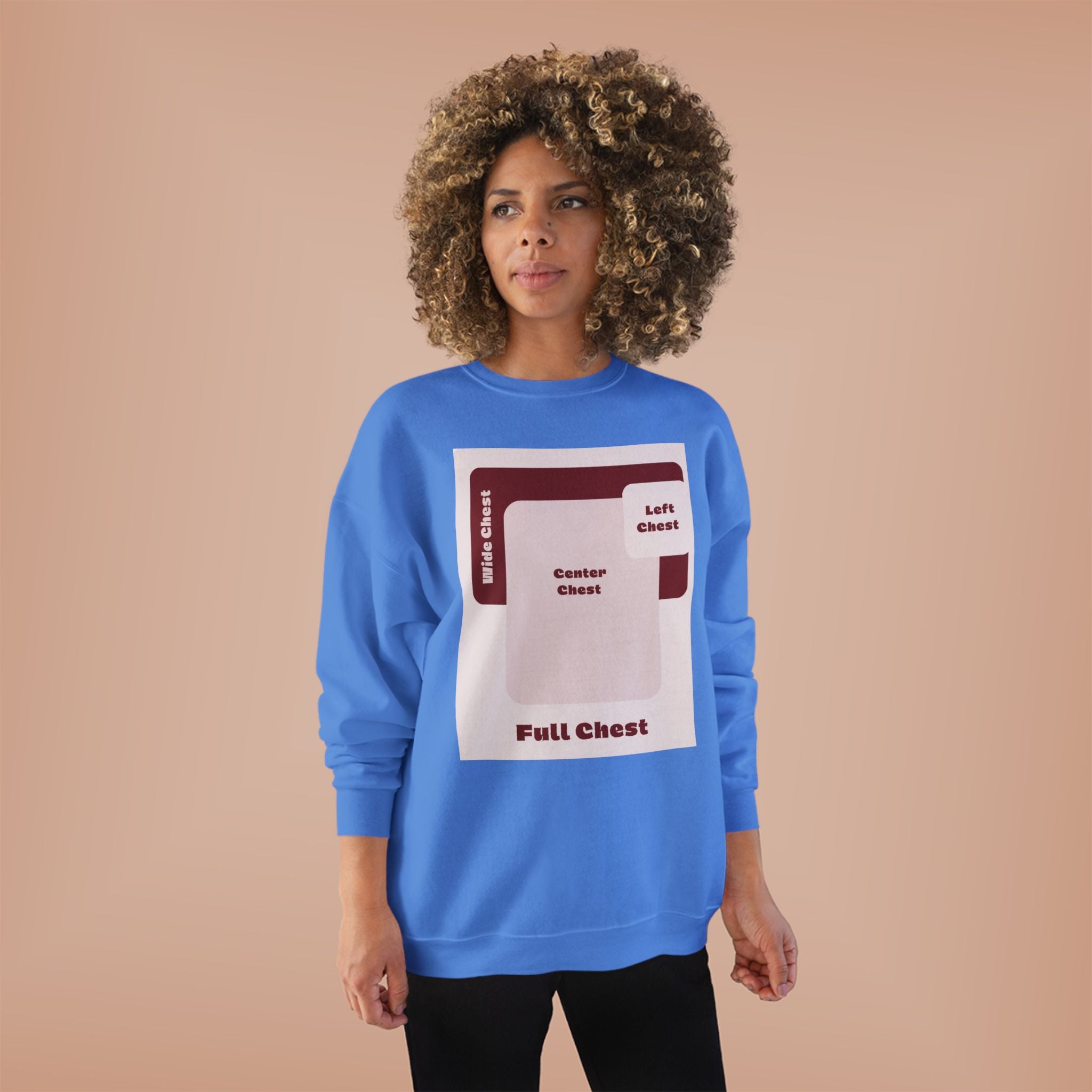 Customizable Unisex Hanes P160 EcoSmart  Crewneck Sweatshirt