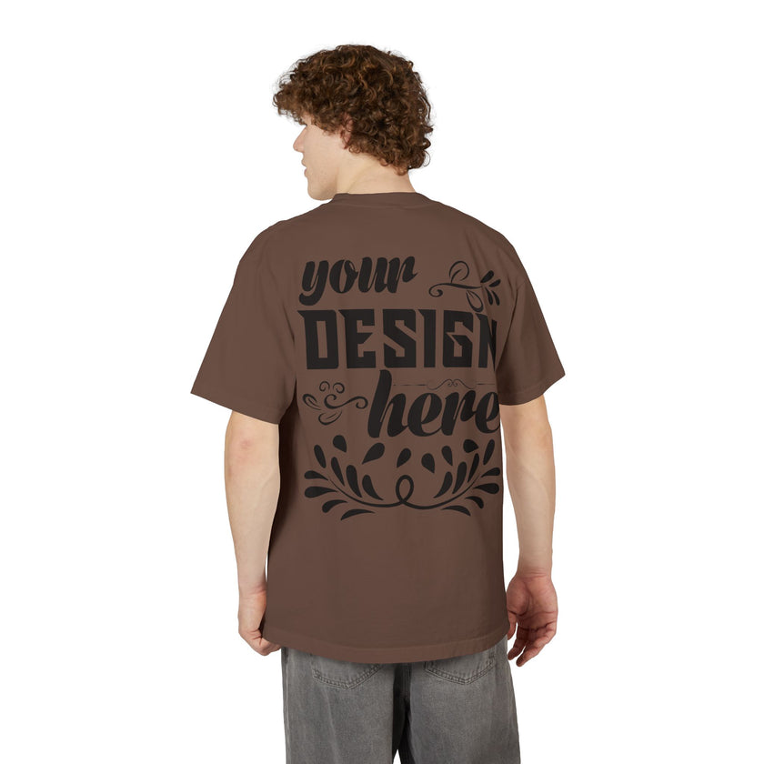 Customizable Shaka Wear SHGDD Unisex Garment Dyed Drop Shoulder T-Shirt