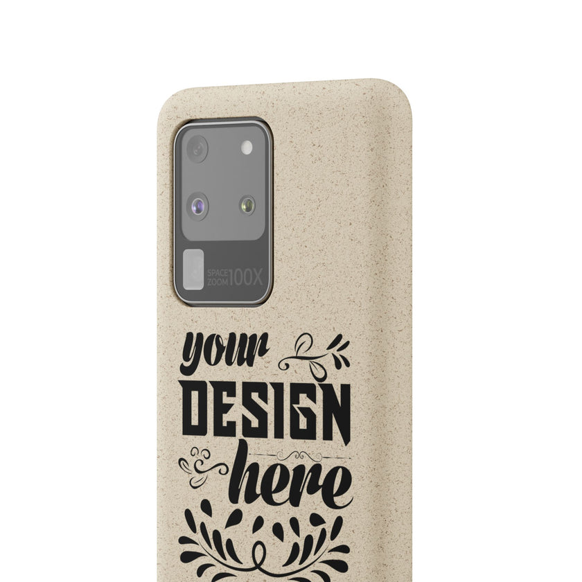 Customizable Biodegradable Phone Case Matte Finish Wireless Charging
