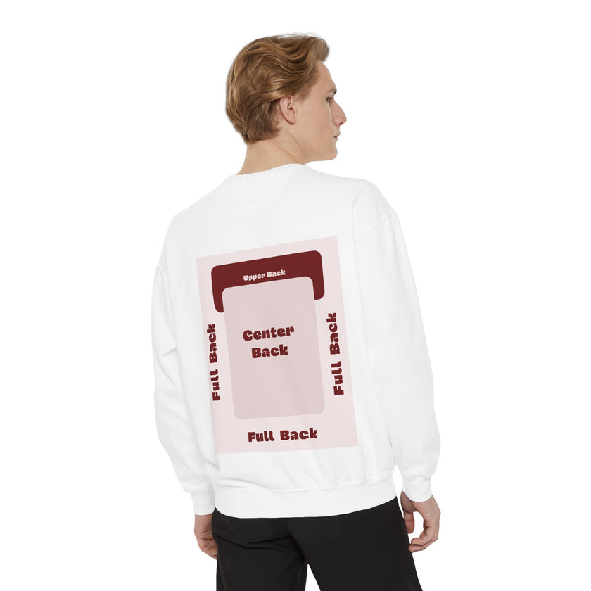 Customizable Comfort Colors 1566 Unisex Garment Dyed Sweatshirt DTG Custom Design