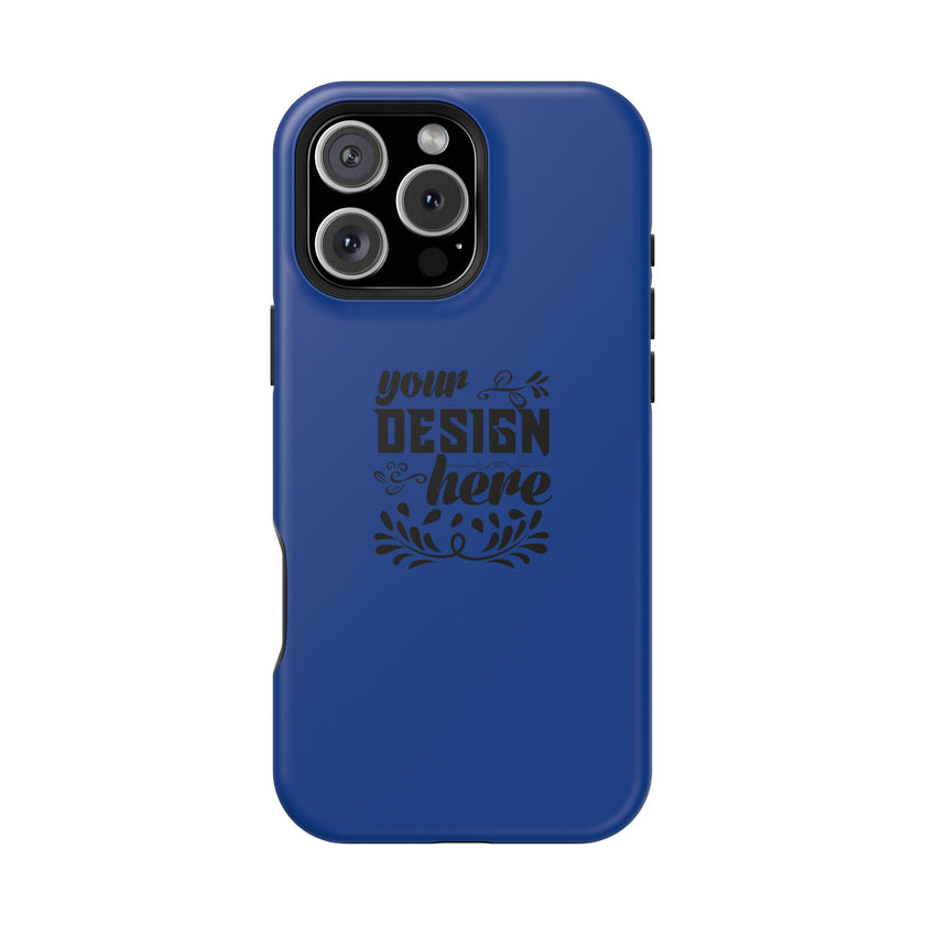Customizable Magnetic Impact Resistant Phone Case Dual Layer Full Wrap