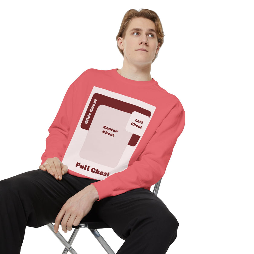 Customizable Comfort Colors 1566 Unisex Garment Dyed Sweatshirt DTG Custom Design