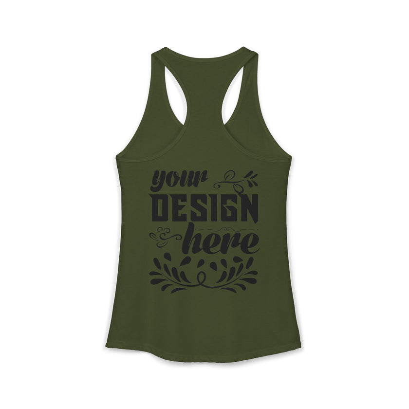 Customizable Next Level 1533 Womens Ideal Racerback Tank