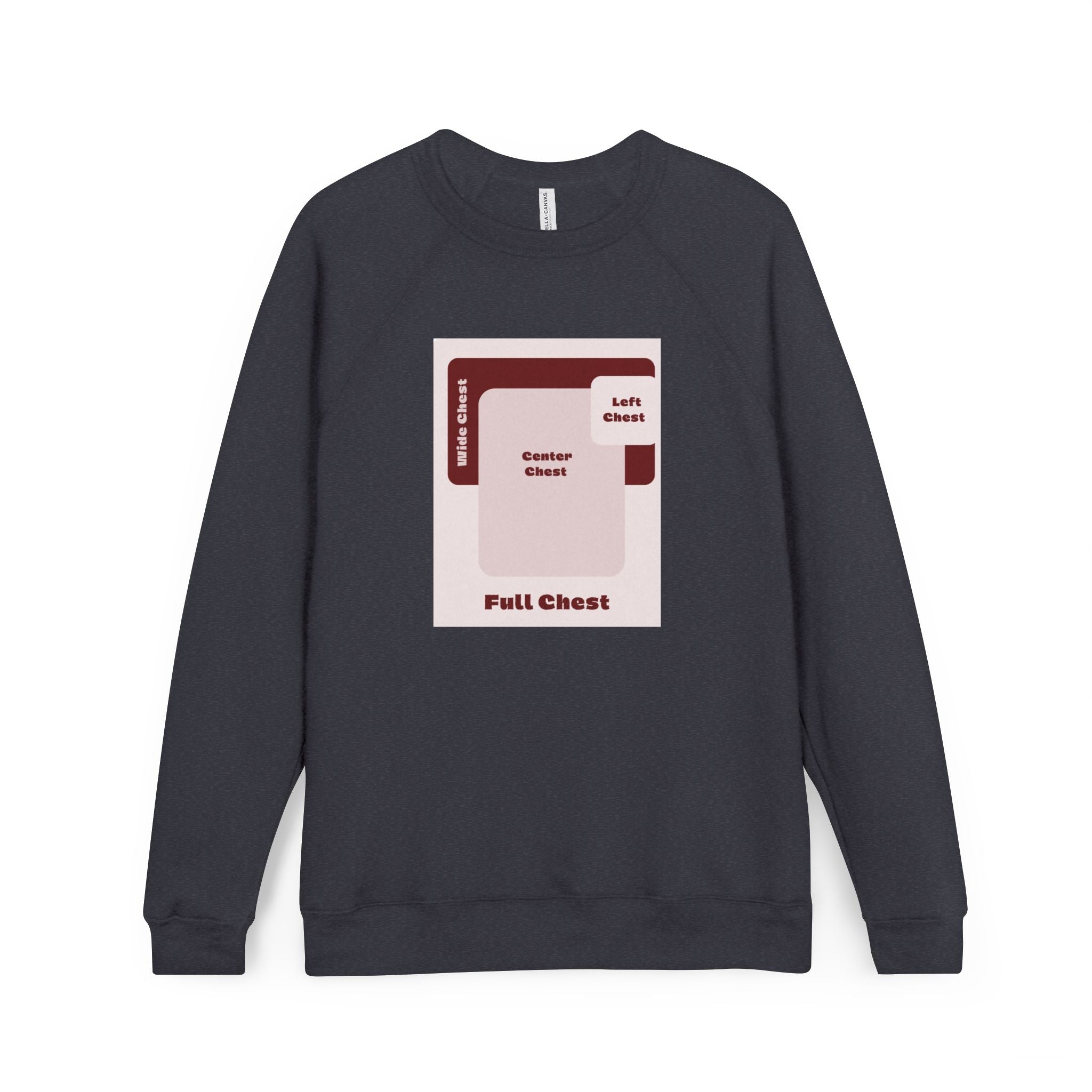 Customizable Bella+Canvas 3901 Unisex Fleece Raglan Sweatshirt