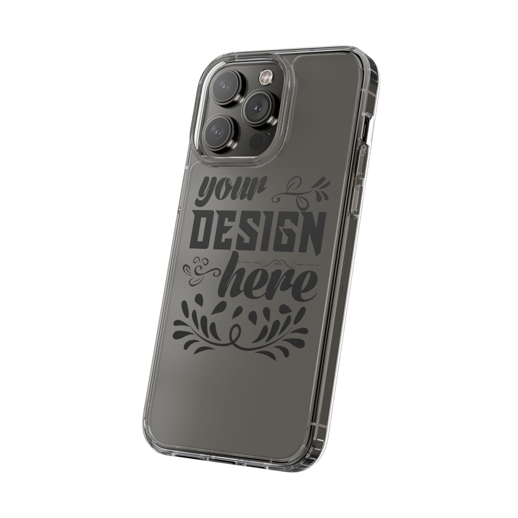 Customizable Clear Phone Case Slim Lightweight Scratch Resistant Protection