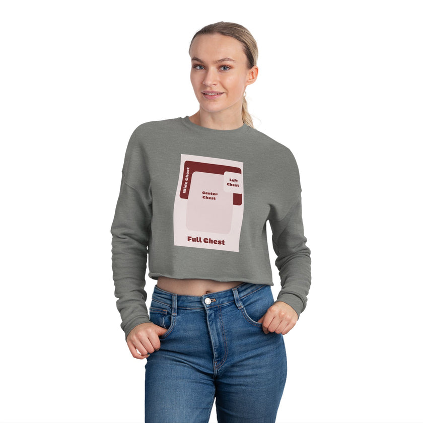 Customizable Bella+Canvas 7503  Womens Cropped Sweatshirt