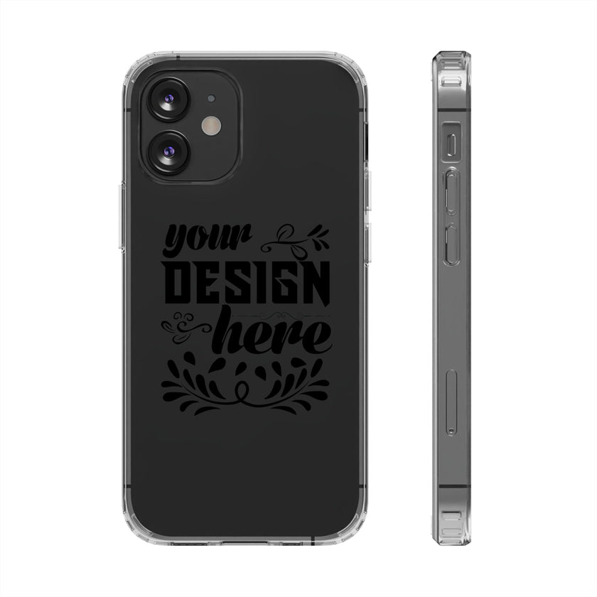 Customizable Clear Impact Resistant Phone Case With TPU Sides Wireless Ready