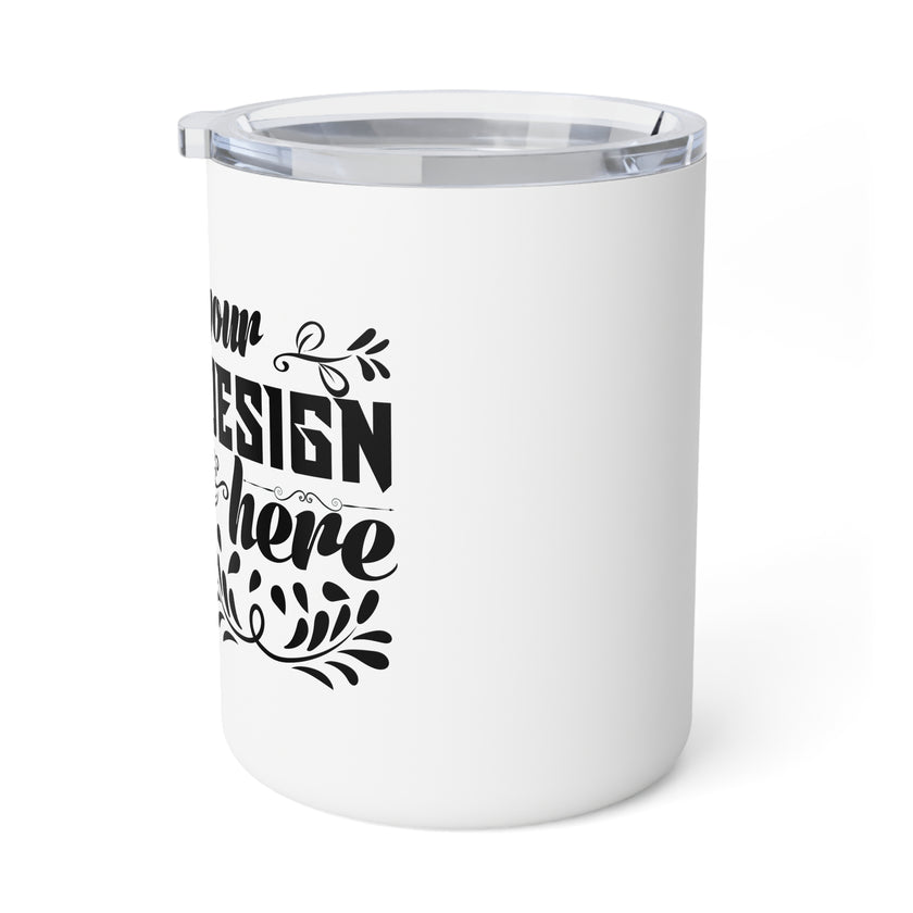Customizable Insulated Coffee Mug 10oz Stainless Steel with Acrylic Lid