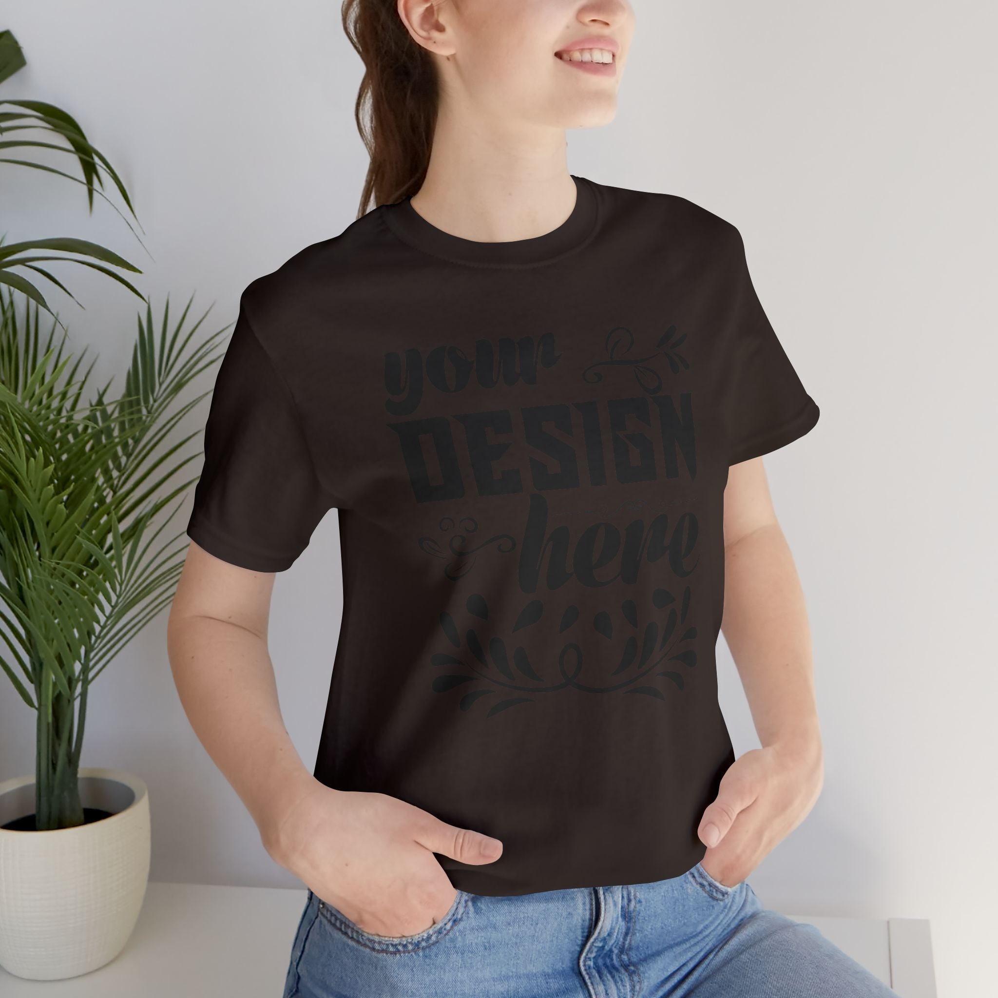 Customizable Prime Essentials Unisex Jersey T-Shirt Lightweight