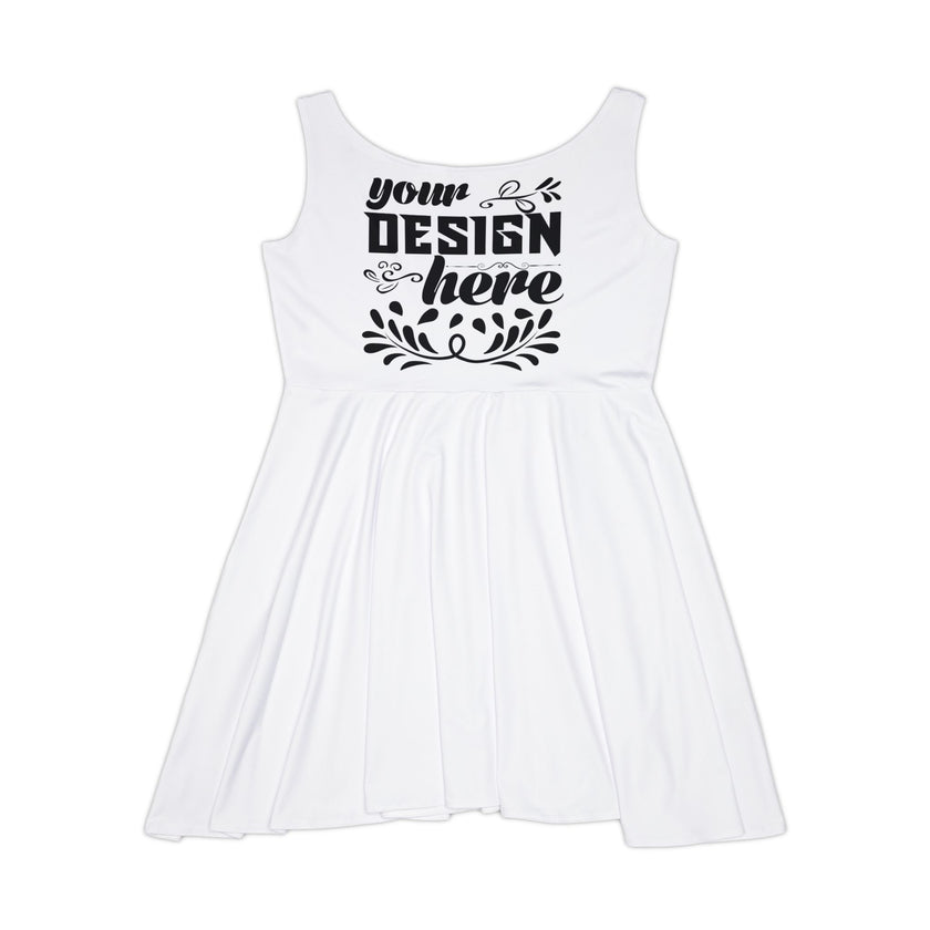 Customizable Women’s Skater Dress AOP Stretch Mid Length Everyday Fit