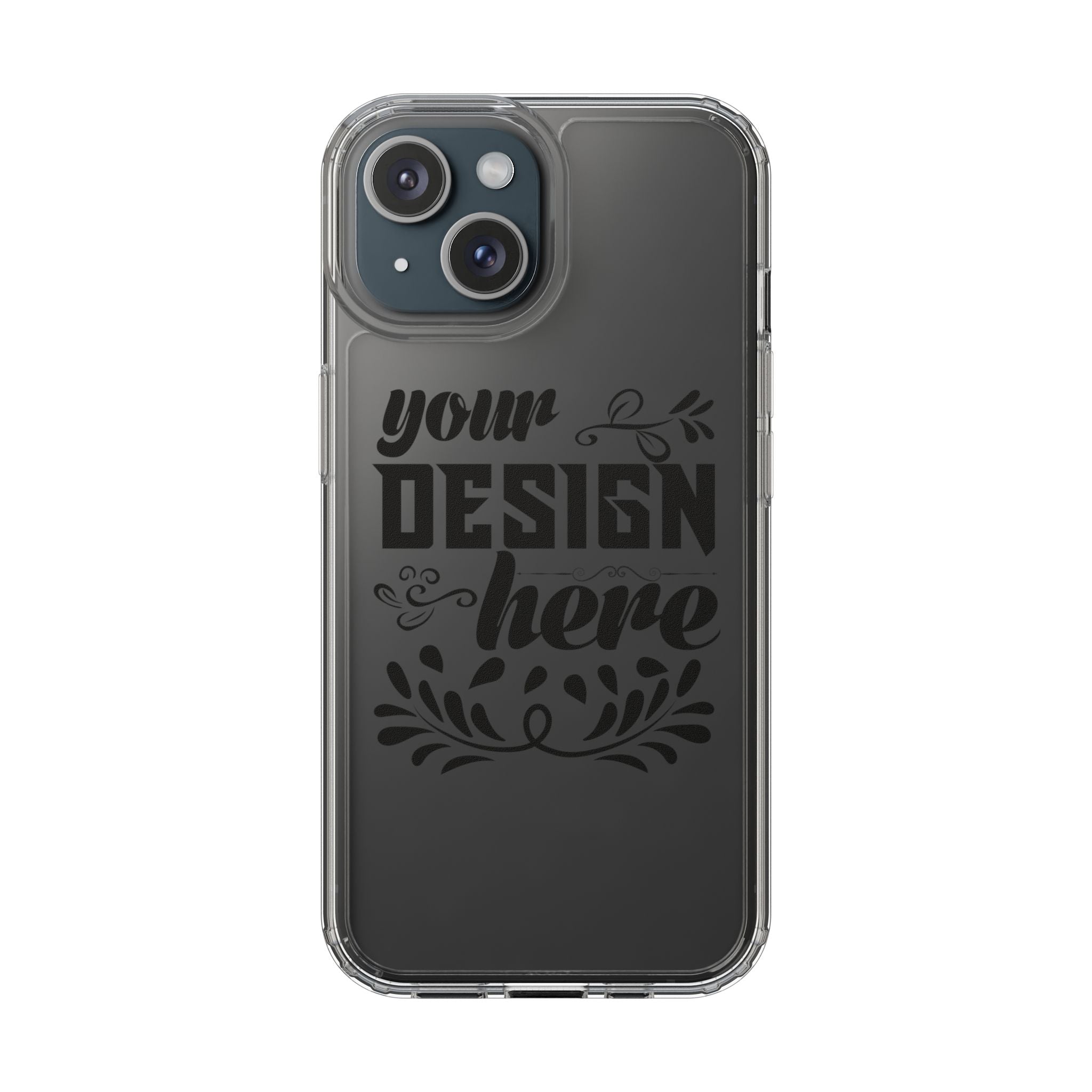 Customizable Clear Phone Case Slim Lightweight Scratch Resistant Protection