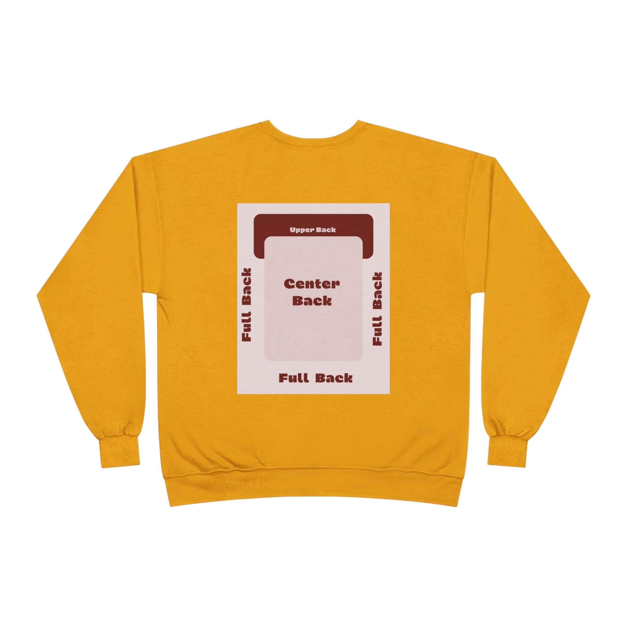 Customizable Unisex Hanes P160 EcoSmart Crewneck Sweatshirt Custom Print