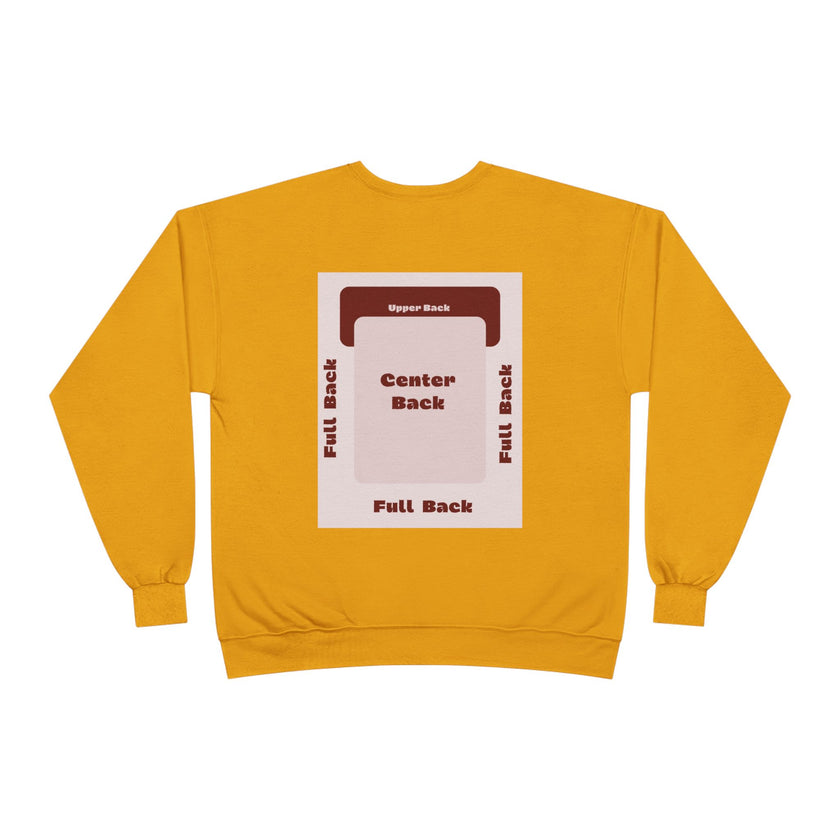 Customizable Unisex Hanes P160 EcoSmart Crewneck Sweatshirt Custom Print